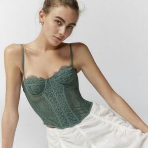 Urban Outfitters Out from Under Modern Love Lace Corset Top